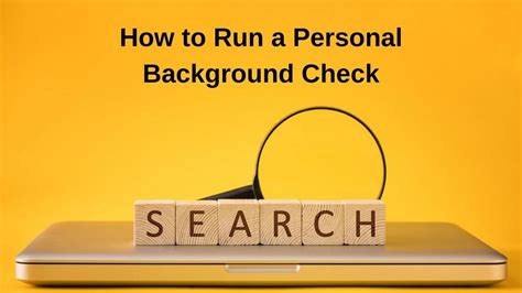 How to background check yourself. Things To Know About How to background check yourself. 
